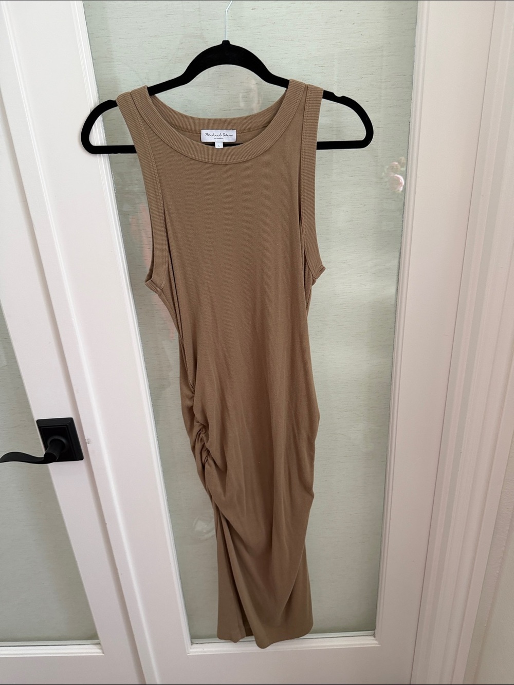 Michael Stars Tank Sleeveless Maxi Dress - Taupe